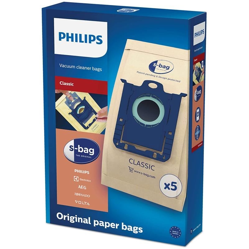S-BAG dulkių siurblių maišeliai Philips FC8019-01