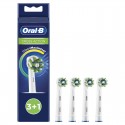 4 Oral-B keičiamos šepetėlių galvutės Cross Action CleanMaximizer Braun OralB