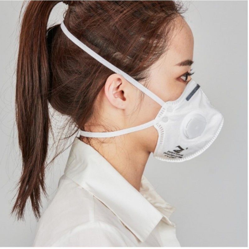 50 vnt FFP3 respiratoriai - veido kaukės su filtru