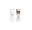 2vnt Delonghi Latte-Macchiato dvigubo stiklo puodeliai stikinės 220ml