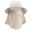 Dykumos skrybėlė nuo saulės kepurė su uždangalu kaklui ir veidui