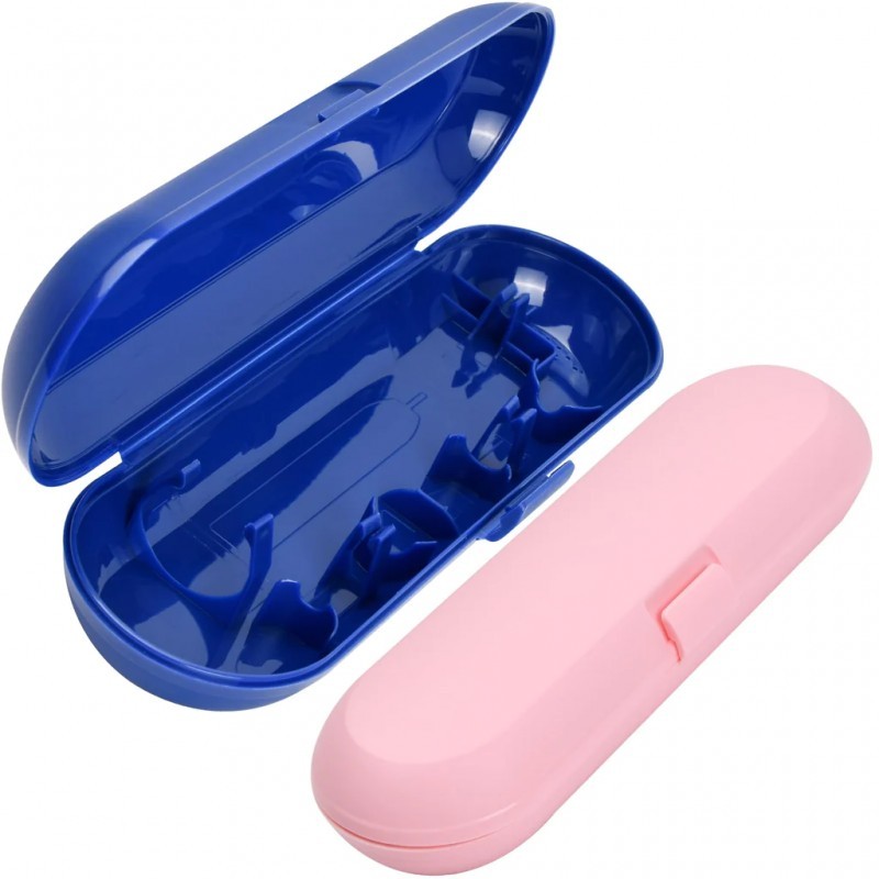 Dėklas elektroniniams dantų šepetėliams tinkantis OralB Braun Philips Xiaomi Oclean - rožinis