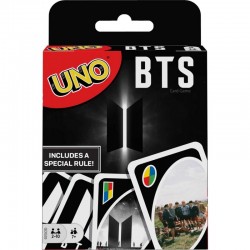 Klasikinės UNO žaidimo kortos - BTS K-pop group edition