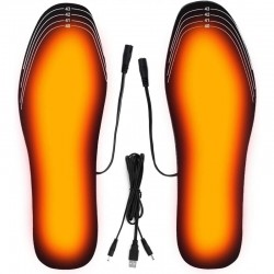 Elektriniai šildomi vitpadžiai batams - šildantys batų įdėklai USB