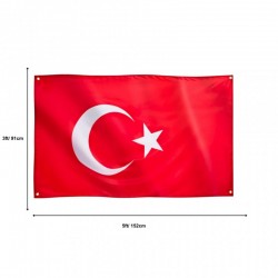 Turkijos valstybinė vėliava 90x150cm