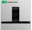 Tecnowind LENS 90 BLACK A CLASS juodas gartraukis su pulteliu
