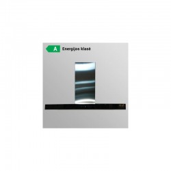 Tecnowind LENS 90 BLACK A CLASS juodas silver gartraukis su pulteliu
