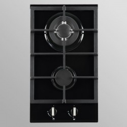 Allenzi KGH-3022C juoda įmontuojama dujinė kaitlentė 2 skylių 30cm