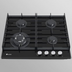 Allenzi BOS 601 Front juoda 60cm dujinė 4 skylių įmontuojama kaitlentė