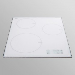 Allenzi PI45w 3 skylių 45cm balta indukcinė įmontuojama kaitlentė
