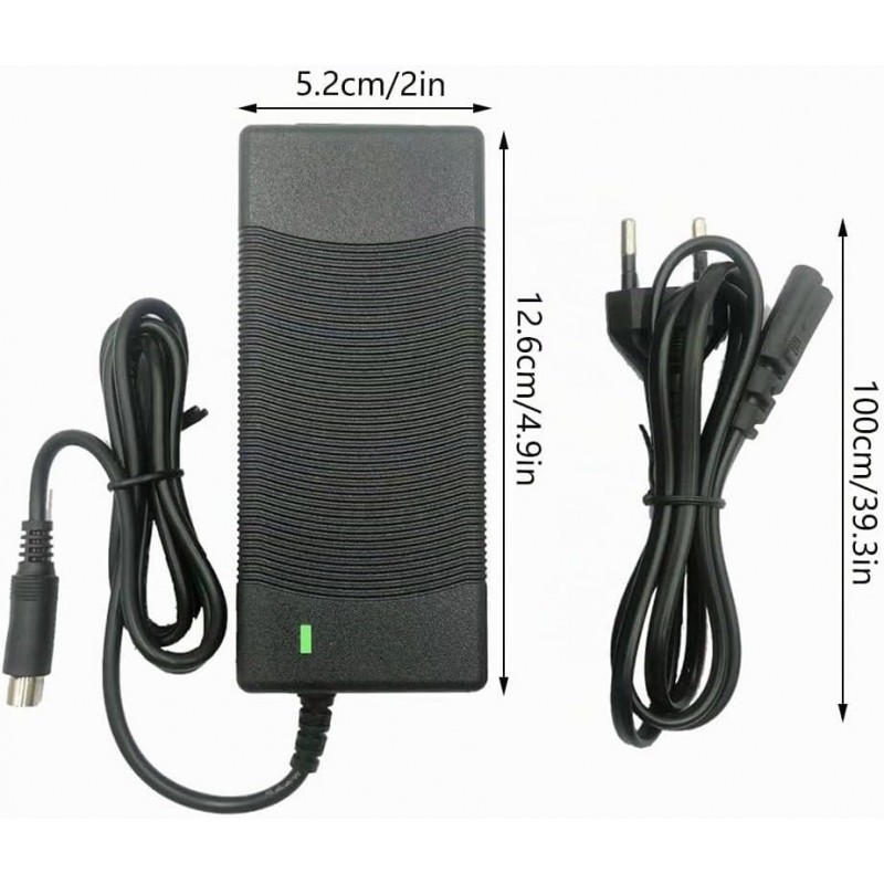 Elektrinių paspirtukų pakrovimo laidas kabelis pakrovimui 42 V 2A tinka Xiaomi M365/Pro/Mi 3/1s
